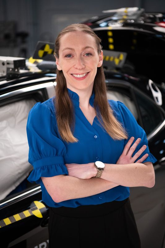 There's very little research on where the driver's hands should go on the steering wheel, said Becky Mueller, Insurance Institute for Highway Safety senior research engineer.