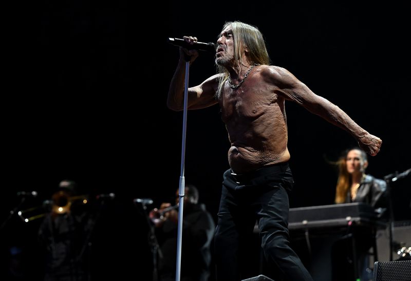 Iggy Pop performs on Aug. 21, 2026 at Comerica Park in Detroit.