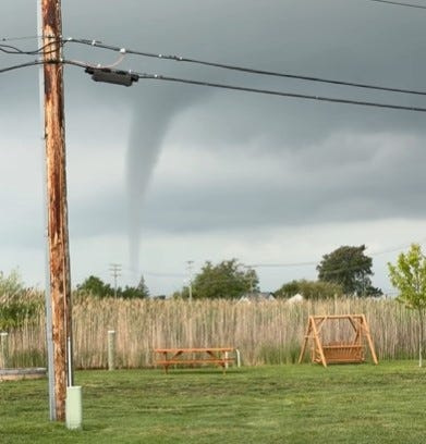 The video was posted by an anonymous user to the Michigan Storm Chasers' Facebook page.
