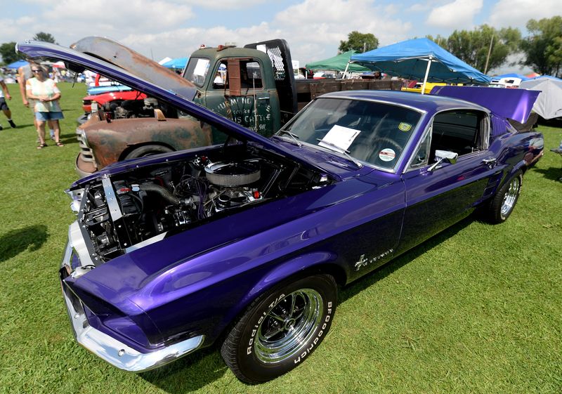 A 1967 Ford Mustang at the Powerlight Abe Lincoln Car Show. Mustangs will invade Hornell Aug. 1-2.