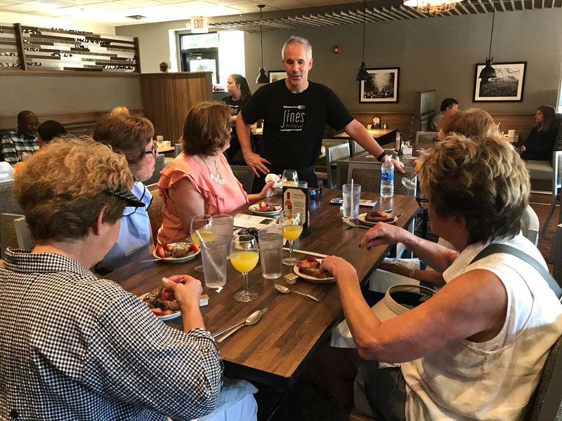 A Flour City Food Tour visits Jines on Park Avenue.