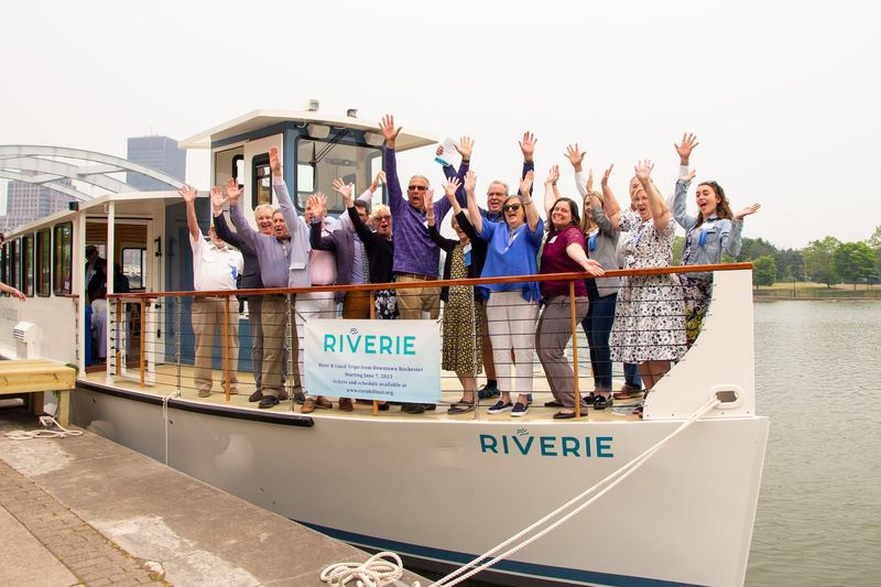 The Riverie can hold 40 passengers.