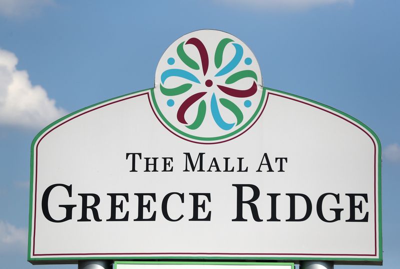 The main sign  at The Mall At Greece Ridge.