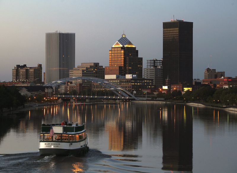 Go enjoy some of the area?s fine waterways for boating. CARLOS ORTIZ file photo 2012 The Mary Jemison cruises down the Genesee River toward downtown Rochester. CARLOS ORTIZ/Staff file photo Skyline of the city of Rochester, N.Y. on Tuesday August 21 2012.
