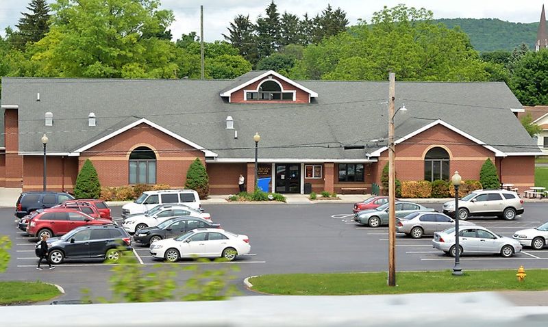 The Dormann Library is located at 101 W. Morris St. in Bath.