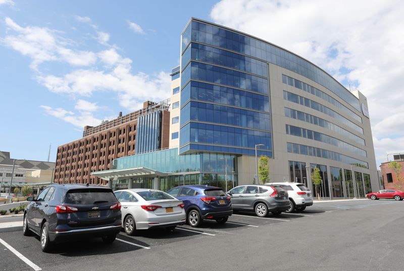 The exterior of Westchester Medical Center Ambulatory Care Pavilion in Valhalla in 2019.