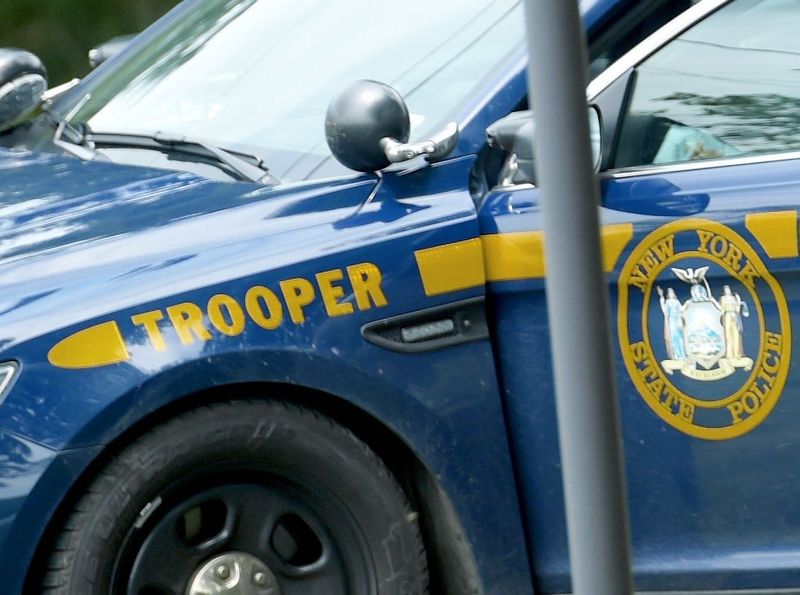 New York State Police trooper car.