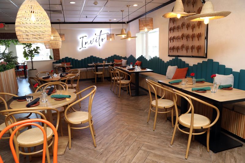 The dining room at Invito. The Mexican restaurant, which opened in Elmsford in Dec. 2023, closed July 26, 2026.