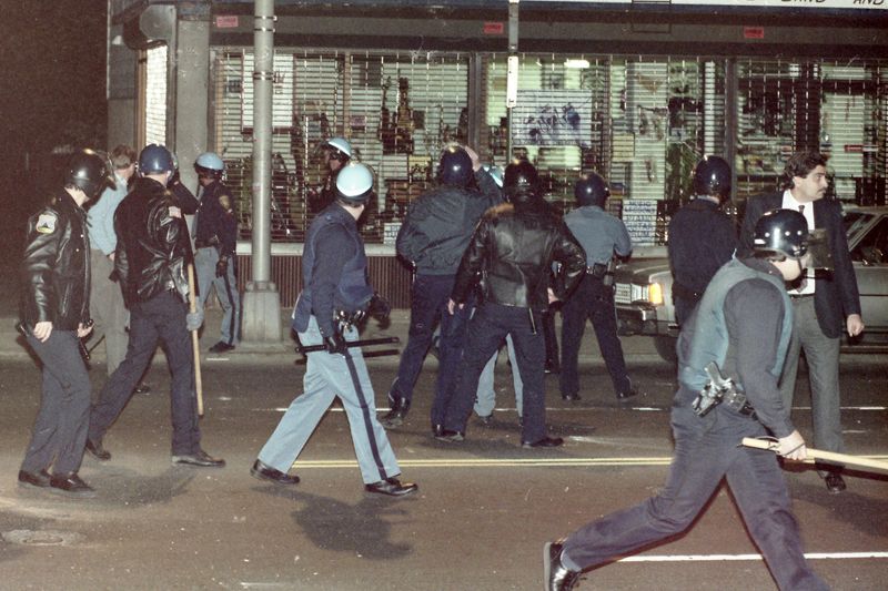 Many took to the streets in the Lower Hudson Valley and across the country to show their anger following the Rodney King verdict in Los Angeles. During the early morning hours of May 2, 1992, New Rochelle police summoned assistance from neighboring police departments to handle the disorder breaking out along North Avenue. Storefronts were damaged as crowds hurled bottle and rocks toward police and others. Several police officers were treated for minor injuries.