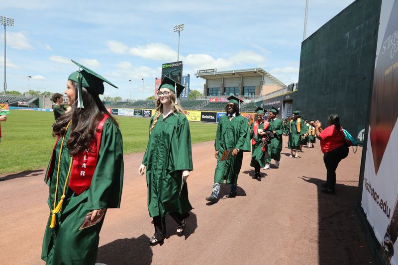 The Rockland Community College graduation ceremony at Clover Field in Pomona May 20, 2024.