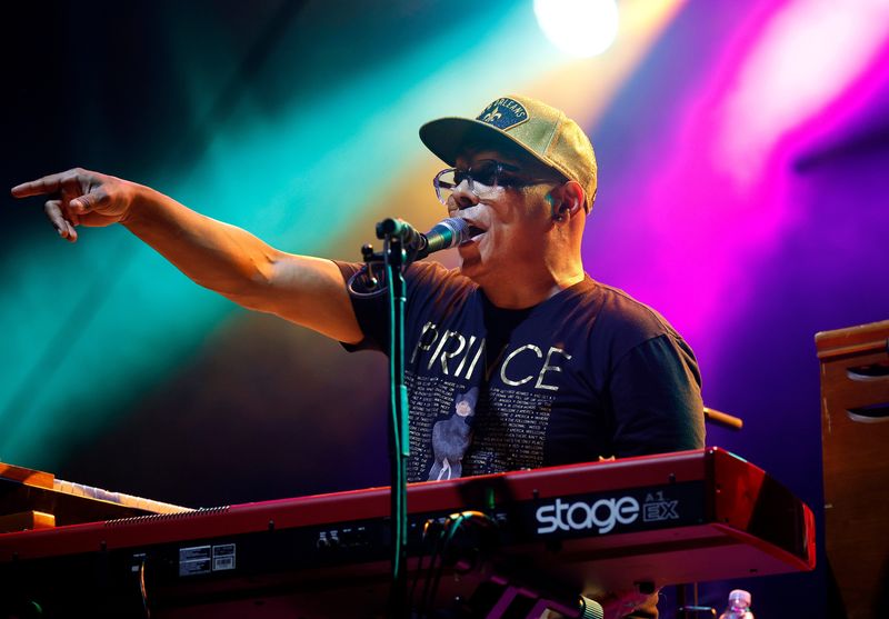 Ivan Neville performing with Rejuvenation 50 during the Rochester International Jazz Festival in June 2024.