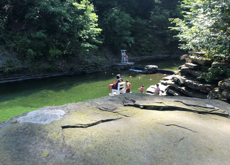The swimming area at Stony Brook State Park is the beneficiary of a $4.5 million upgrade, including a 750 square-foot lifeguard headquarters, first aid area and office space.