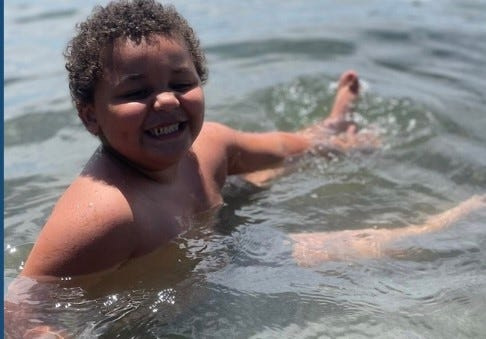 Malakai Stovall, 5, was seriously injured in a house fire at 1290 Portland Ave. on July 29, 2024.