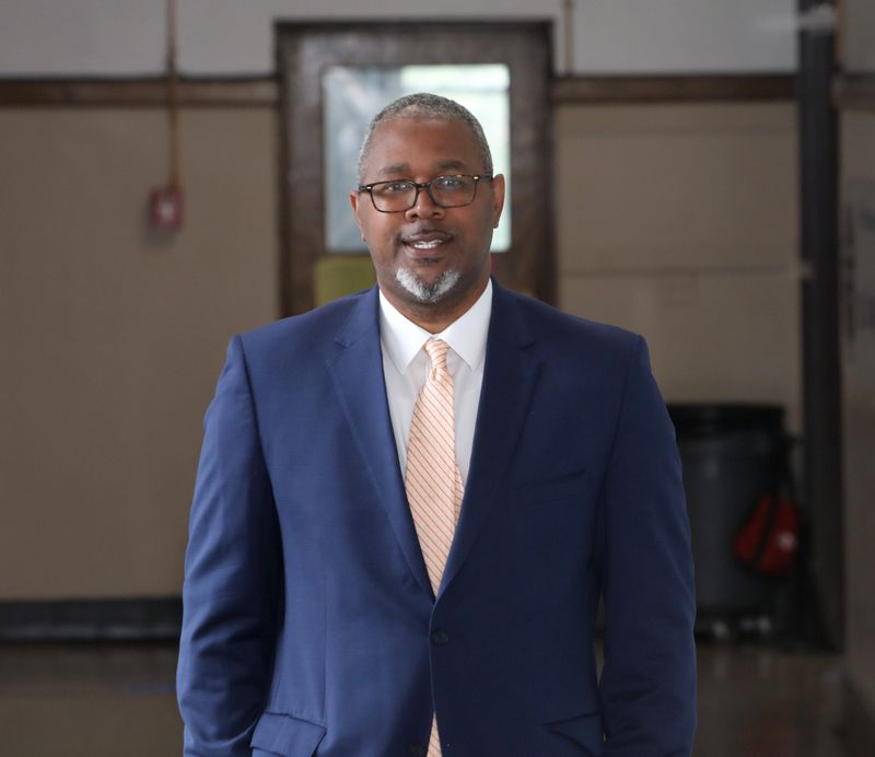 Eric Jay Rosser, superintendent of schools for the City of Poughkeepsie School District at the district's offices on June 2, 2021.