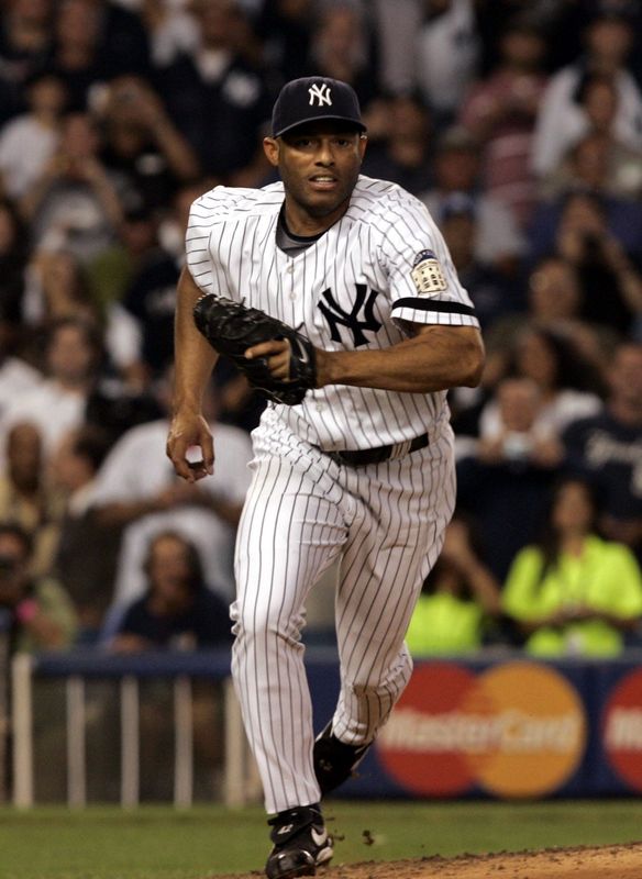 Yankees Mariano Rivera during final game at Yankee Stadium Sept. 21, 2008.