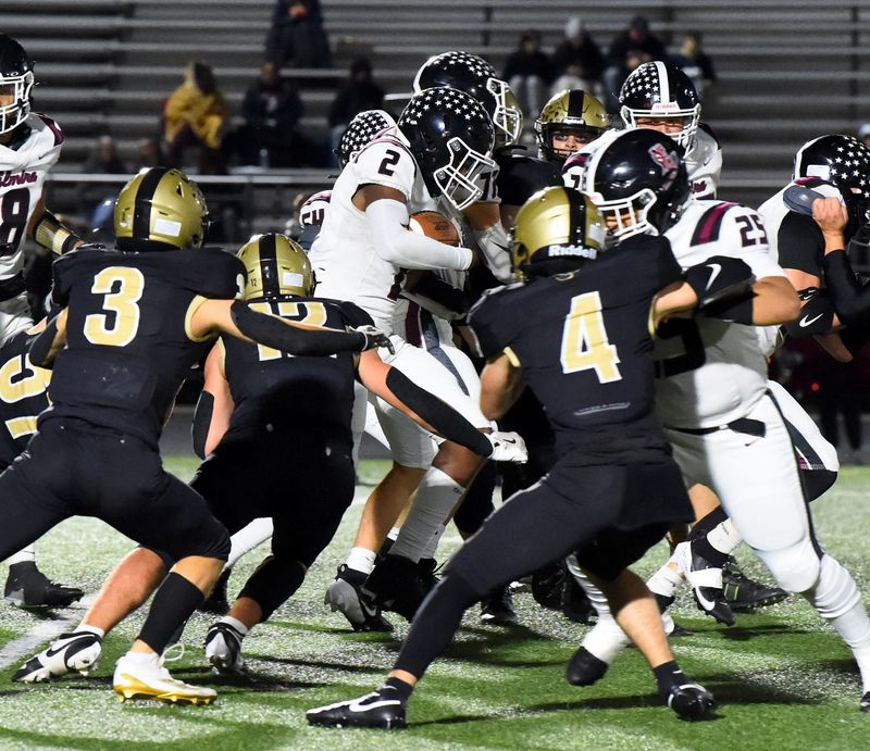 Corning beat Elmira in football, 24-12, on Oct. 18, 2024 at Corning Memorial Stadium.