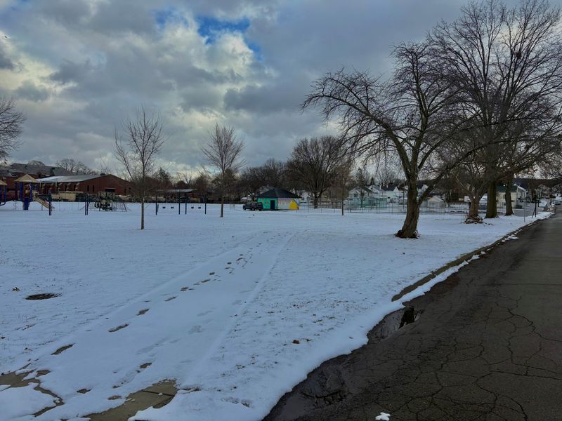 A snowy, cold and cloudy afternoon was seen in Johnson City Thursday, Dec. 5, 2024.