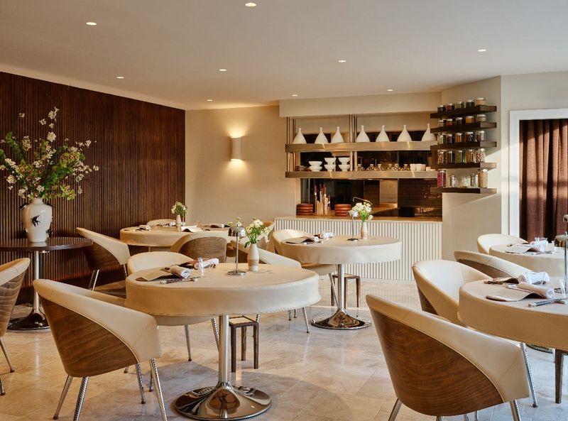 An interior view of La Bastide by Andrea Calstier in North Salem. The restaurant has received a star by the Michelin Guide, the second restaurant in Westchester to do so.