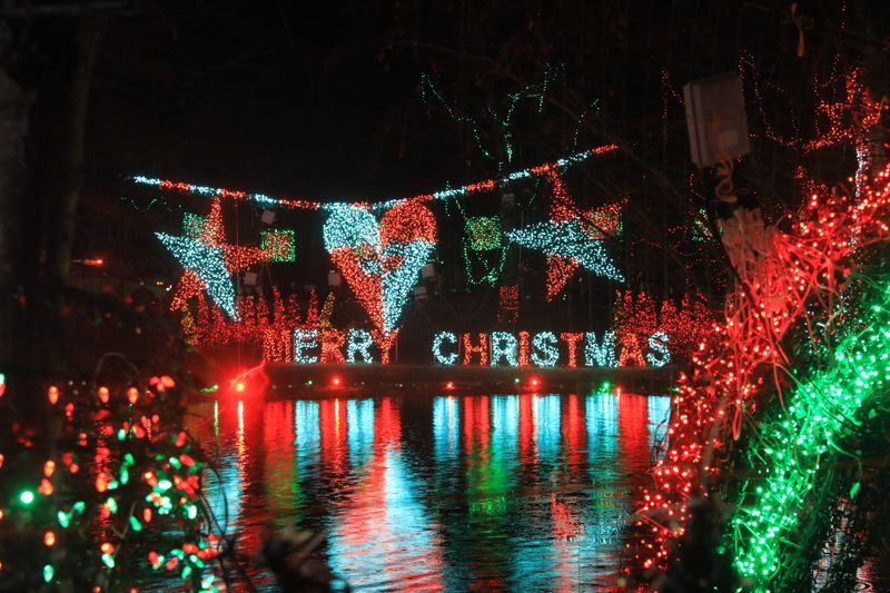 The ERDAJT Christmas Light Display in LaGrangeville on December 18, 2024. This Guinness Record holding display is one you can drive through while listening to music synchronized with the lights.
