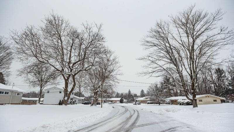 Winter is in full effect in New Hartford, NY on Saturday, January 4, 2025.