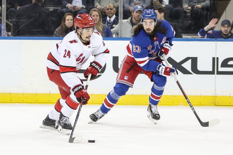 The New York Rangers travel to North Carolina Wednesday night to take on the Carolina Hurricanes inside the Lenovo Center.
