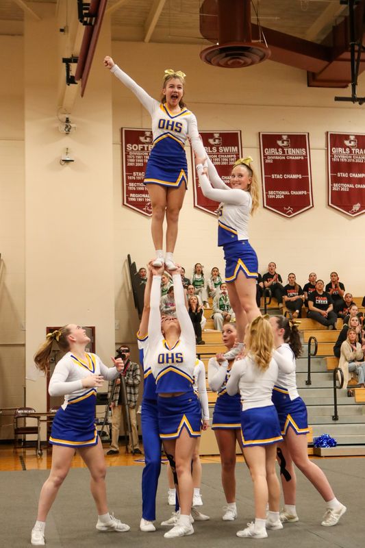 Action from the Southern Tier Athletic Conference cheerleading championships Feb. 1, 2025 at Johnson City High School.