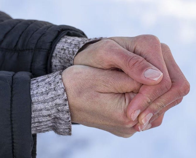 The Centers for Disease Control and Prevention (CDC) warns that redness or pain in any skin area exposed to the skin may the beginning of frotsbite, and anyone experiencing those symptoms should either get out of the cold or protect the exposed skin.
