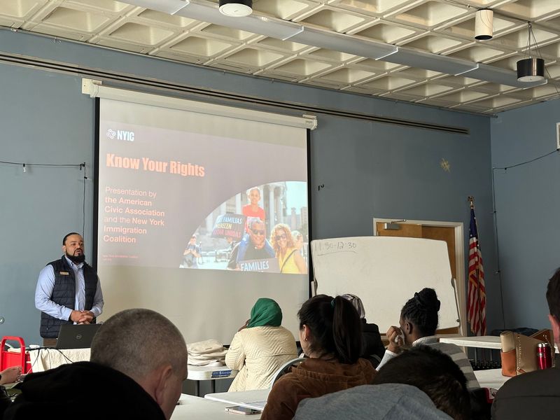 The American Civic Association held a "Know Your Rights" workshop to answer Broome County residents' questions in February 2025.