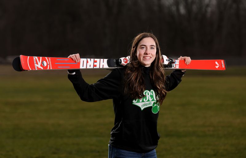 North Rose-Wolcott’s Vivian Bishop is the AGR girl’s alpine skier of the year.