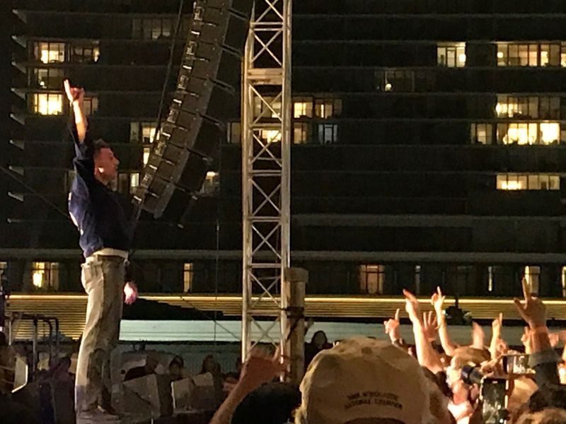 Jack Antonoff of Bleachers on the Stone Pony Summer Stage on Sept. 11, 2021, during the Shadow of the City festival.