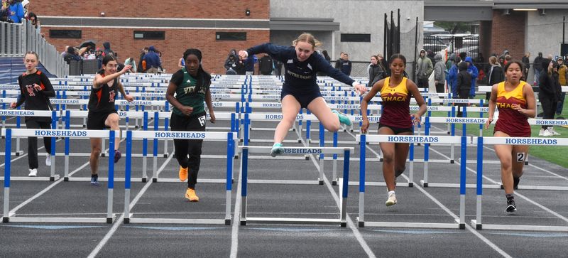 Action from the Blue Shoes Invitational track & field meet May 3, 2025 at Horseheads High School.