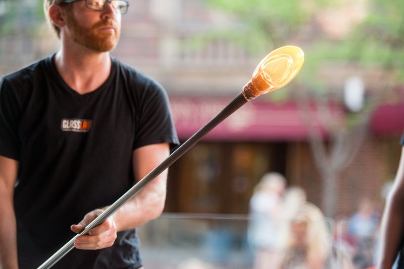 GlassFest features a number of live demonstrations in downtown Corning. The 2026 event is set for May 22-24.