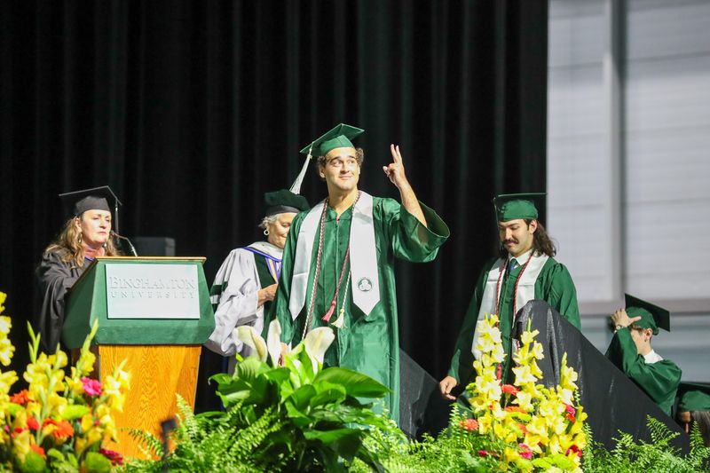 Binghamton University's Harpur College of Arts and Sciences held its commencement ceremony for the Class of 2025 on May 17, 2025.