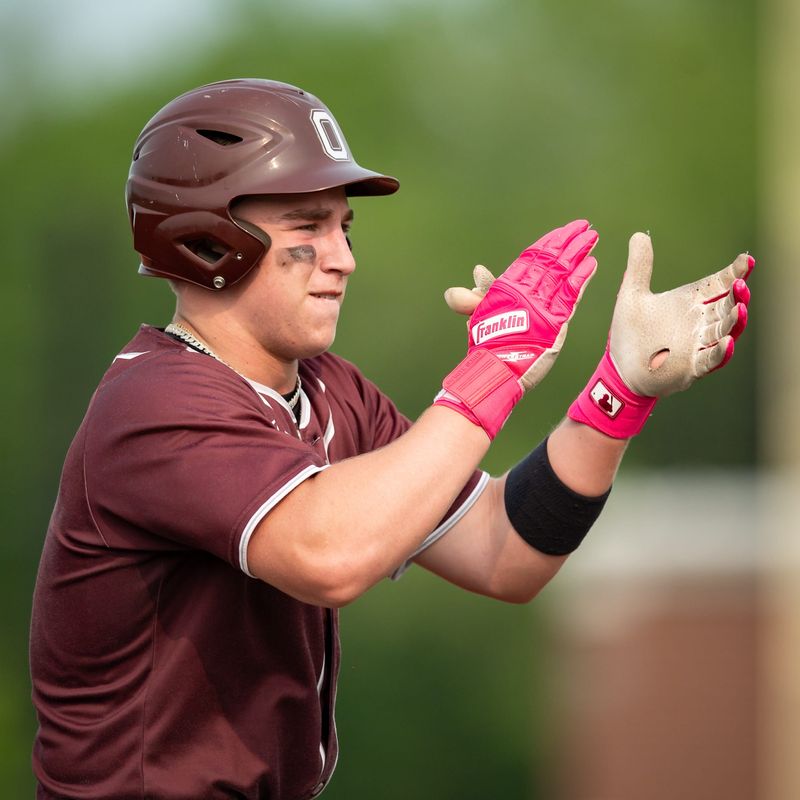 Oriskany's Eddie Wright gets pumped up during the finals of the 2025 Section III Class D Championships at Onondaga Community College in Syracuse, NY on Tuesday, June 3, 2025.