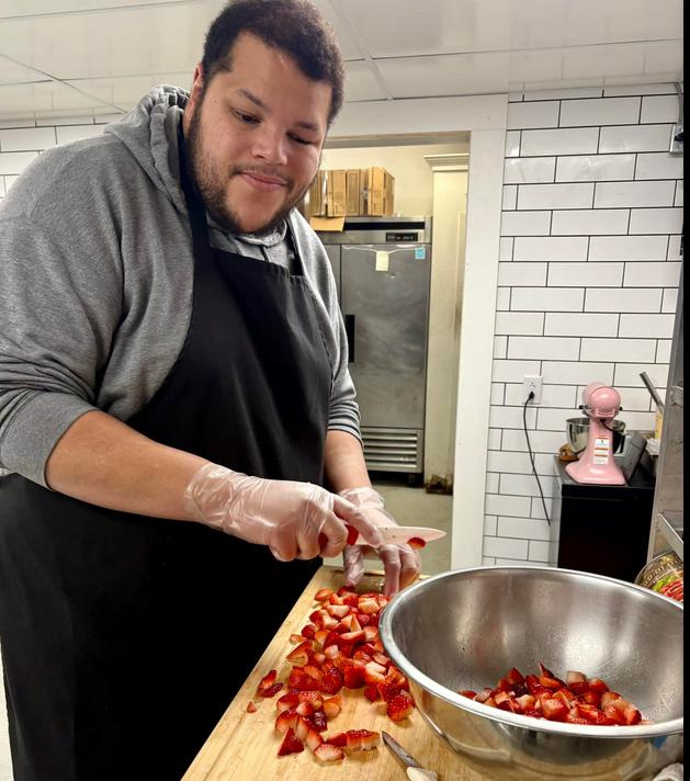 Racalto's restaurant dessert chef Chris Lomax will be featured on CBS Mornings. CBS producers and journalists will be in Hornell June 10-11 for a story about the talented baker, who is blind.