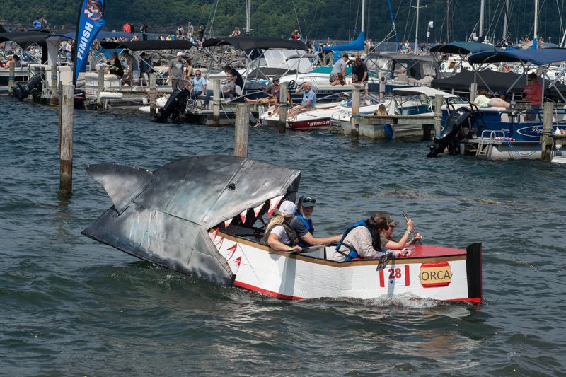The popular Cardboard Boat Regatta will highlight the 33rd Annual Watkins Glen Waterfront Festival June 20.