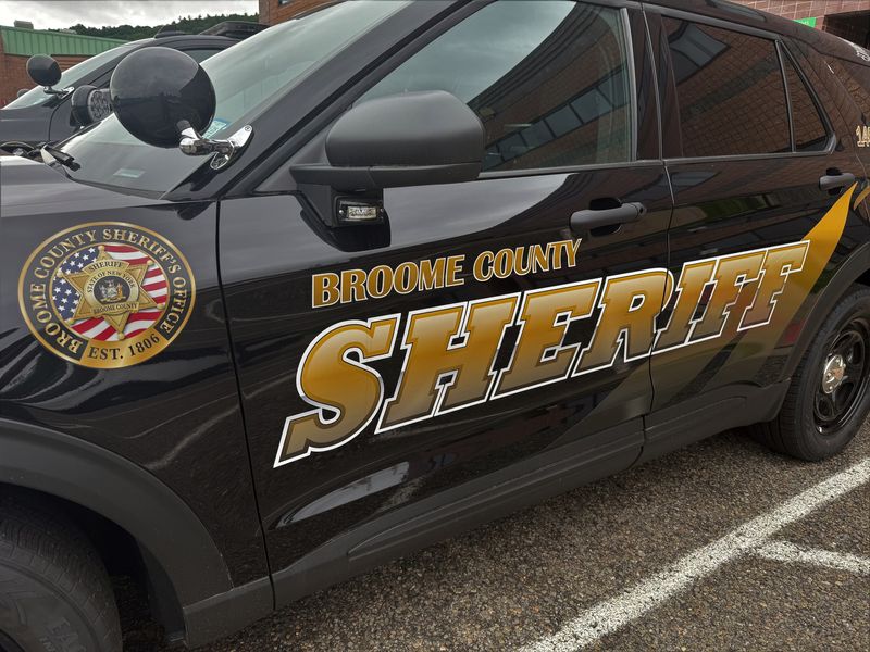 Broome County Sheriff vehicle.