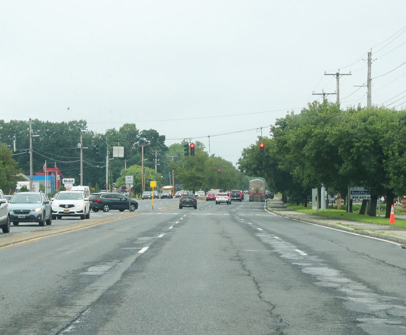 The northbound lanes of South Road/Route 9 near the Poughkeepsie Plaza on June 17, 2025. Improvements to the section of Route 9 between East Dorsey Lane in Hyde Park and Spackenkill Road in the Town of Poughkeepsie are one of the proposed projects from the Dutchess County Transportation Council.