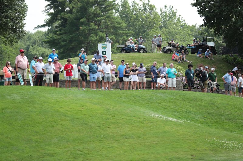 Scenes from the final round of the Dick's Sporting Goods Open on July 13, 2025 at En-Joie Golf Club in Endicott, NY.
