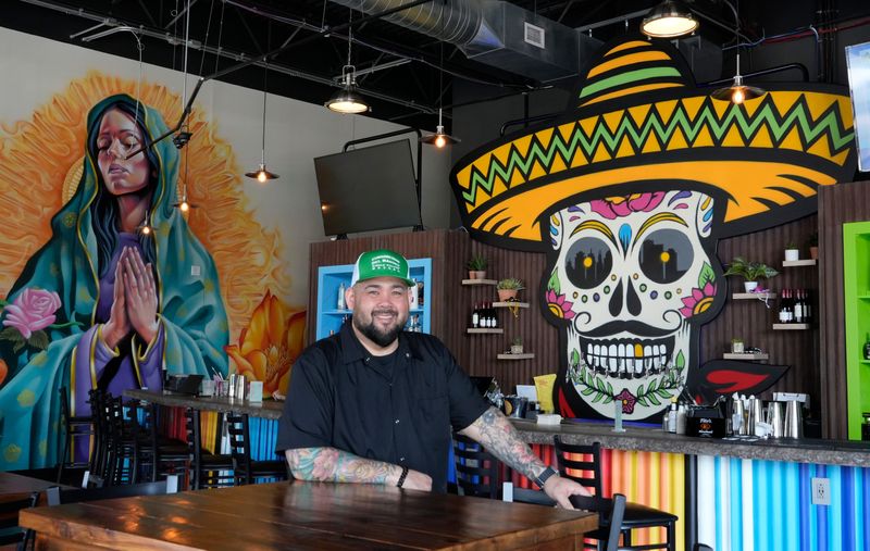 Joe Zolnierowski, chef and owner, at the newly opened Old Pueblo Grill Cantina, located in Baytowne Plaza in Penfield Friday, July 11, 2025.