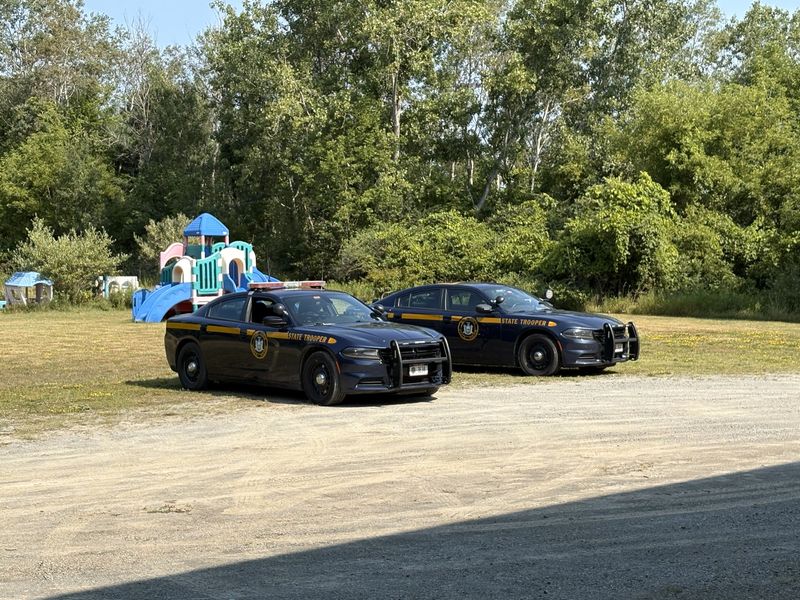 State Police remained at the scene of a plane crash on Morton Hill Road in the town of Hornellsville Saturday, Aug. 2, 2025. The single-engine plane crashed Aug. 1, killing one occupant.