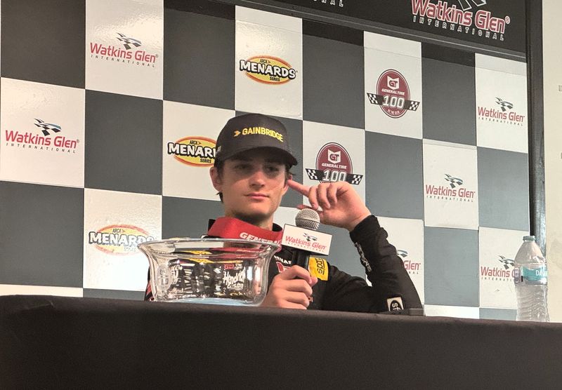 Tristan McKee, 15, became the second-youngest ARCA Menards Series winner with a victory in the General Tire 100 at The Glen on Aug. 8, 2025 at Watkins Glen International.