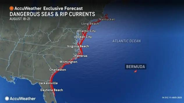 Potential U.S. impacts from Tropical Storm Erin.