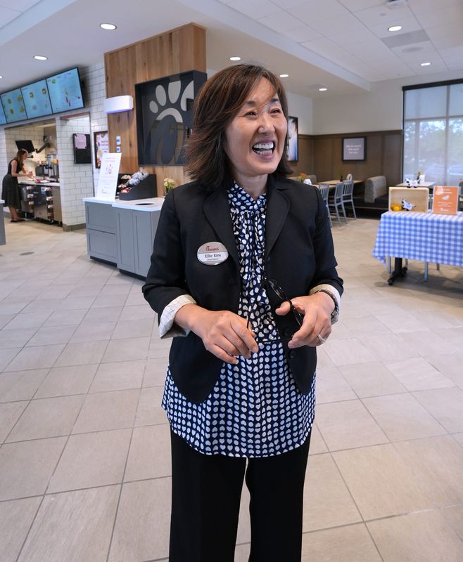 Franchise owner Ellie Kim at the new Chick-fil-A in Nanuet photographed Aug. 13, 2025. The location opens Aug. 14.