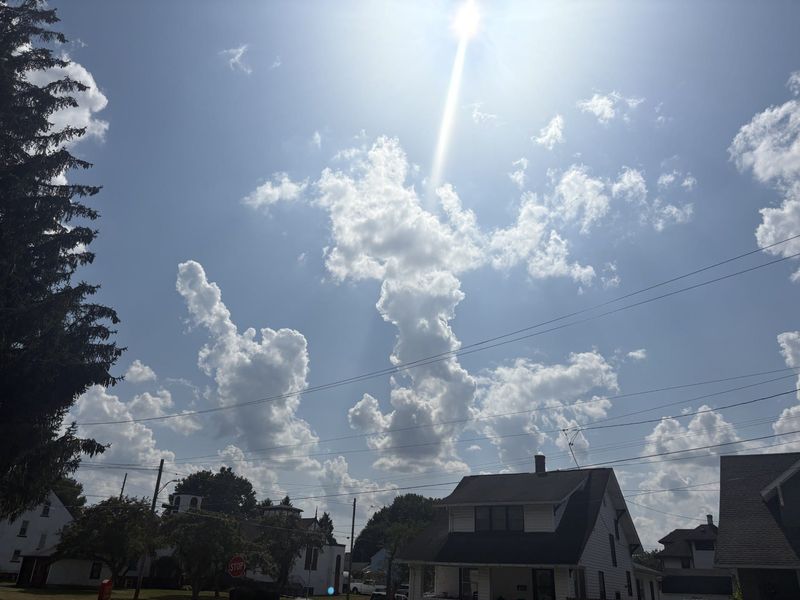 A sunny afternoon in Endicott on Aug. 14, 2025.