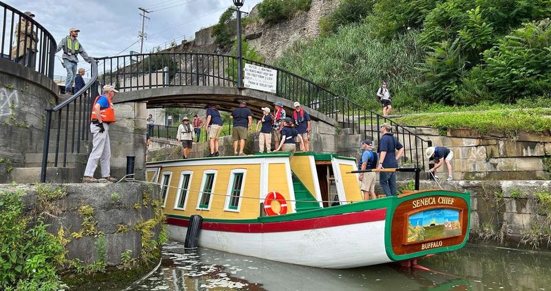 The Seneca Chief on the Erie Canal