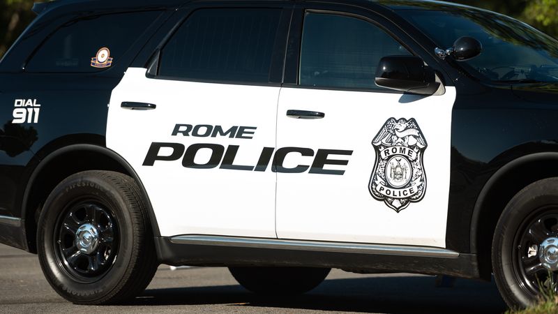 A view of a Rome Police Department vehicle.