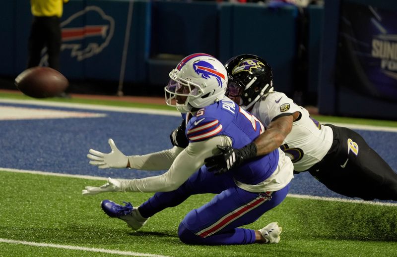 Joshua Palmer drew a pass interference penalty on this play, but overall he's off to a slow start with the Bills.