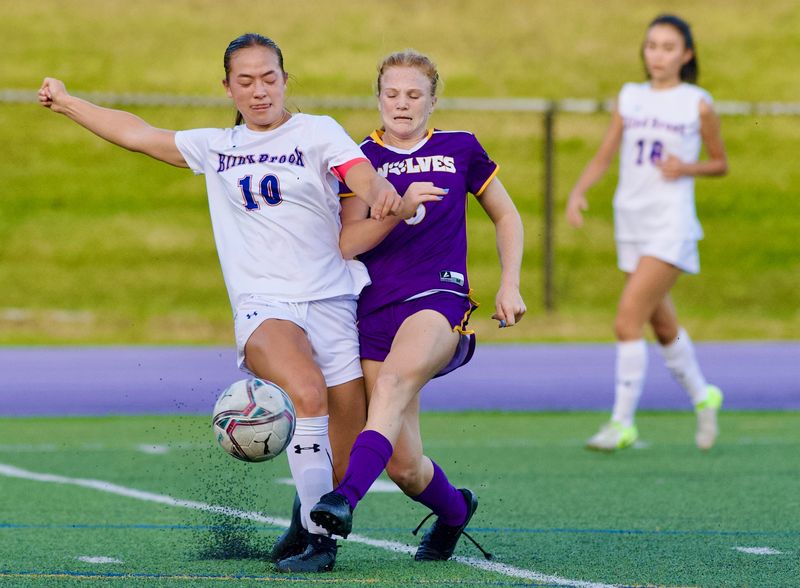 The John Jay-Cross River girls soccer team defeated Blind Brook, 1-0, on Sept. 10, 2025.