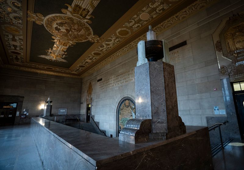 A view of the second floor of the lobby in the old section of the Rockland County Courthouse in New City. Wednesday, September 24, 2025.